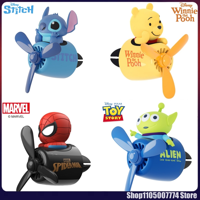 Car Accessories Company - Stitch Spiderman Alien Karakters Auto Gemonteerd