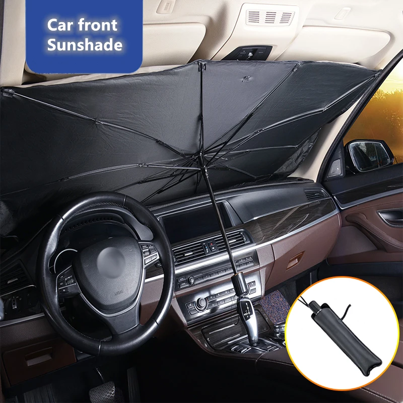 Windshield Sun Shade - Autovoorruit zonnescherm Multifunctioneel Handig opvouwbaar autoparasol
