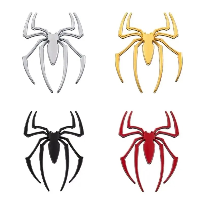 Car Accessories Logo - 3D metalen autostickers, spider car logo,