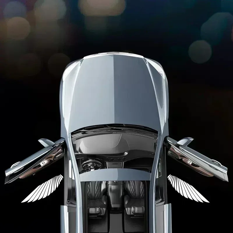 Car Accessories Logo - 2 stuks/4 stuks Auto Engelenvleugels Draadloze