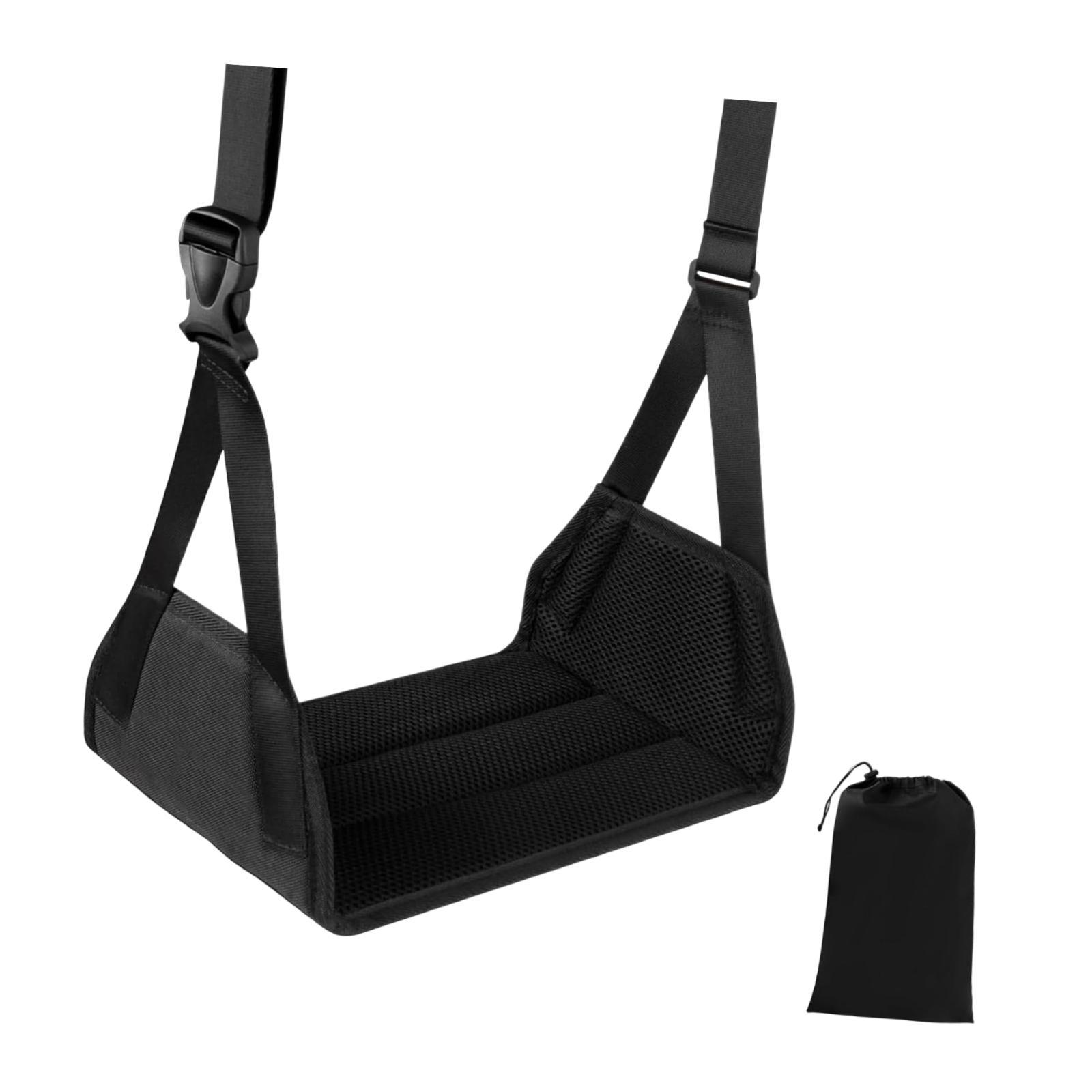 Car Accessories Under 100 - Vliegtuigvoetsteun Hangmat onder bureau Bamboe Verstelbaar