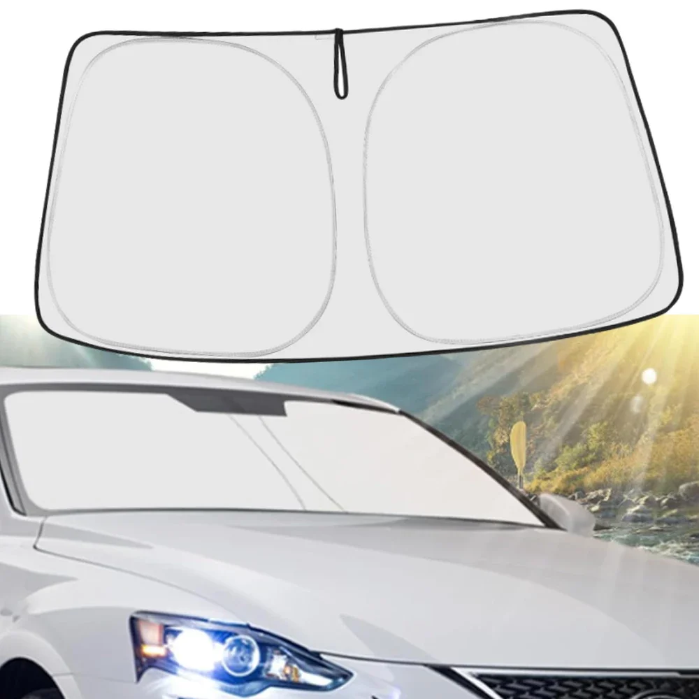 Windshield Sun Shade - Autozonnescherm voorruitzonnescherm Warmte-isolatie Zomerkoeling Auto-accessoires Fysieke