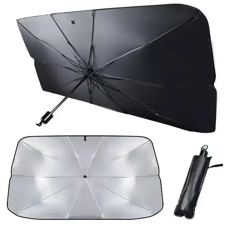 Windshield Sun Shade - Autozonnescherm opvouwbare paraplu zonnescherm voorruit bescherming