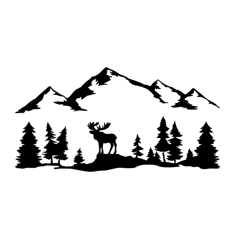 Car Accessories For Camping - Autosticker Camping Off-road Boom Herten Bos