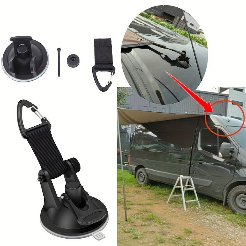 Car Accessories For Camping - 4 Stuks Campers Auto Zuignap Anker