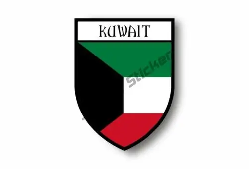 Koeweit kaart met vlag vinyl s - Car Accessories Kuwait recensie en prijs