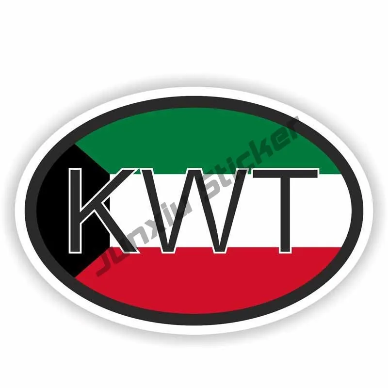 Koeweit kaart met vlag vinyl s - Car Accessories Kuwait recensie en prijs