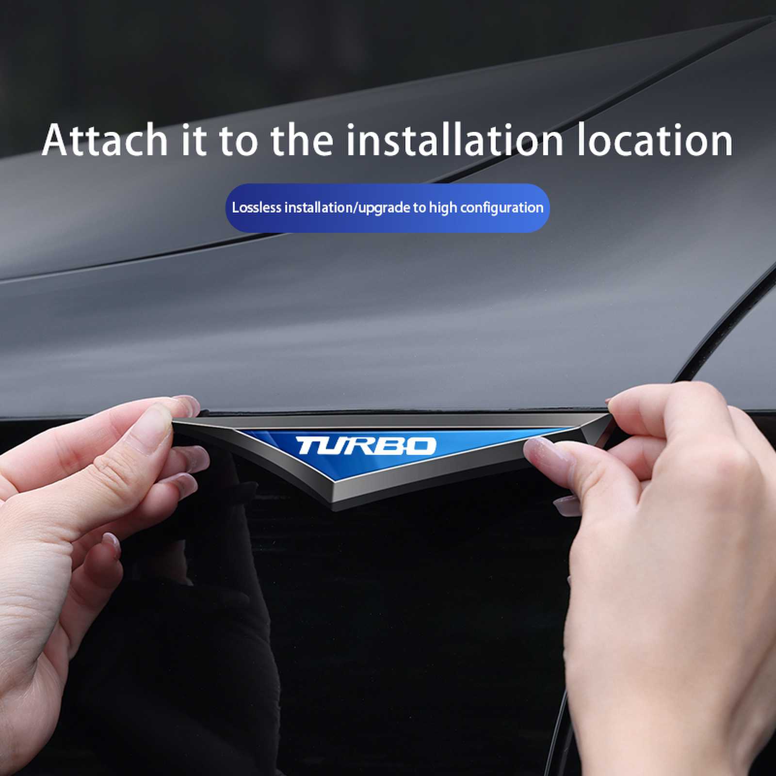 Nieuwe Mode Turbo Logo Auto Me - Car Accessories Logo recensie en prijs