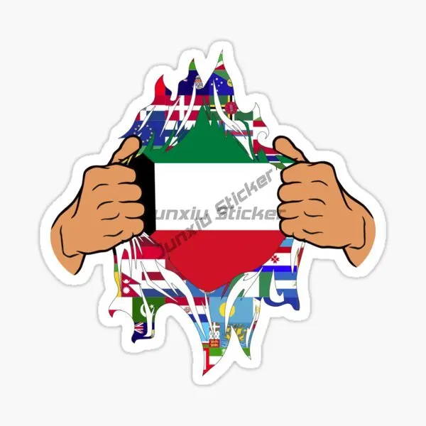 KWT Koeweit Vlag Kaart Embleem - Car Accessories Kuwait recensie en prijs