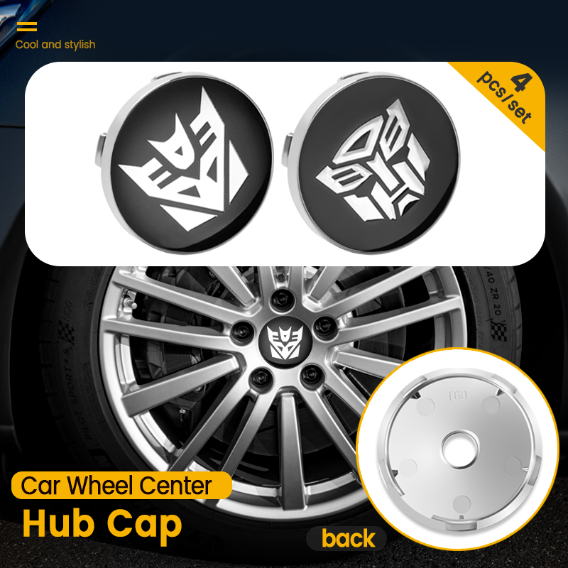 4 stuks 60mm Transformers Logo - Car Accessories Logo recensie en prijs
