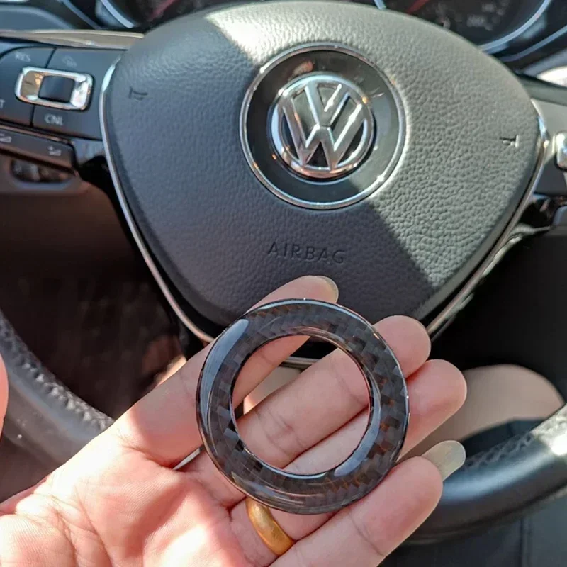 Nieuwe carbon fiber auto stuur - Car Accessories Logo recensie en prijs
