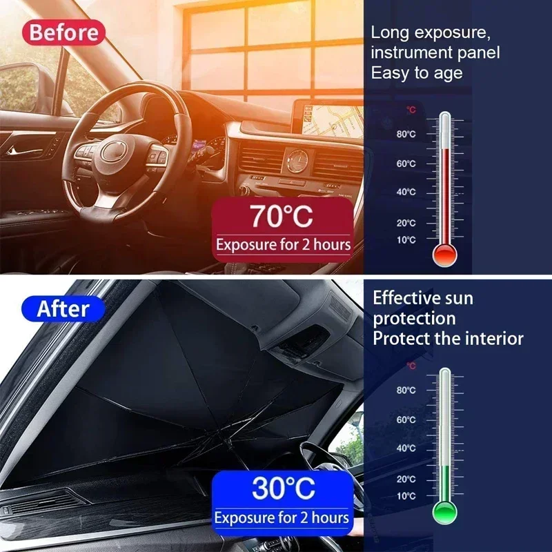 Autozonnescherm, opvouwbaar, v - Windshield Sun Shade recensie en prijs