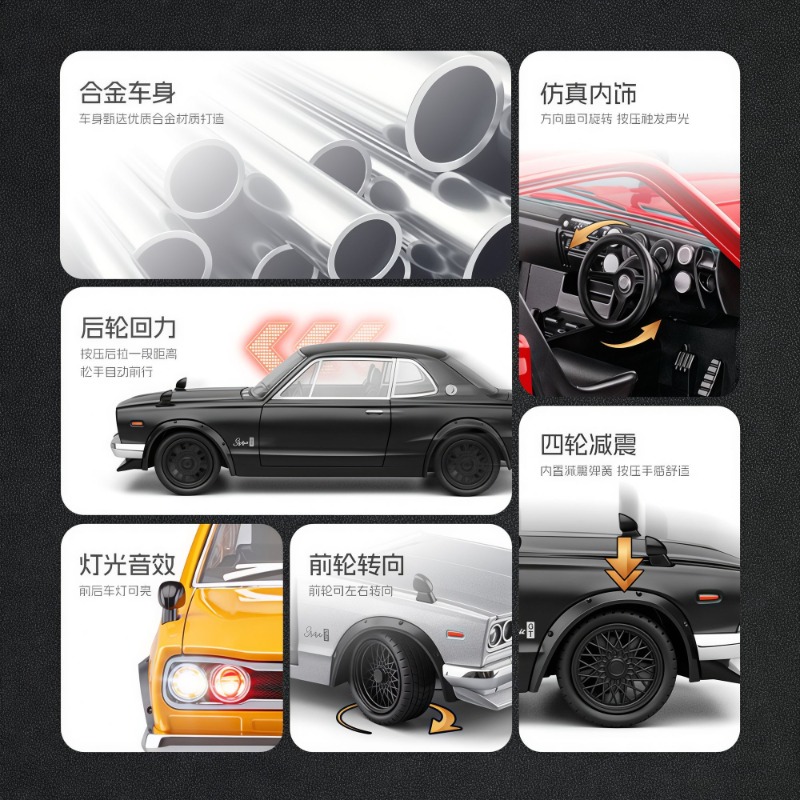 1:22 Nissan Skyline GT-R Hakos - Car Accessories Company recensie en prijs