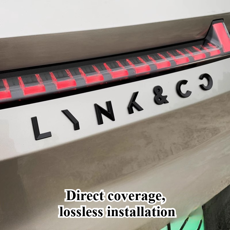 Voor Lynk&Co 08 Zwart gemaakte - Car Accessories Logo recensie en prijs